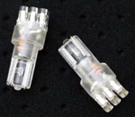 フラットLEDメーターバルブ 3球「T6.5タイプ」